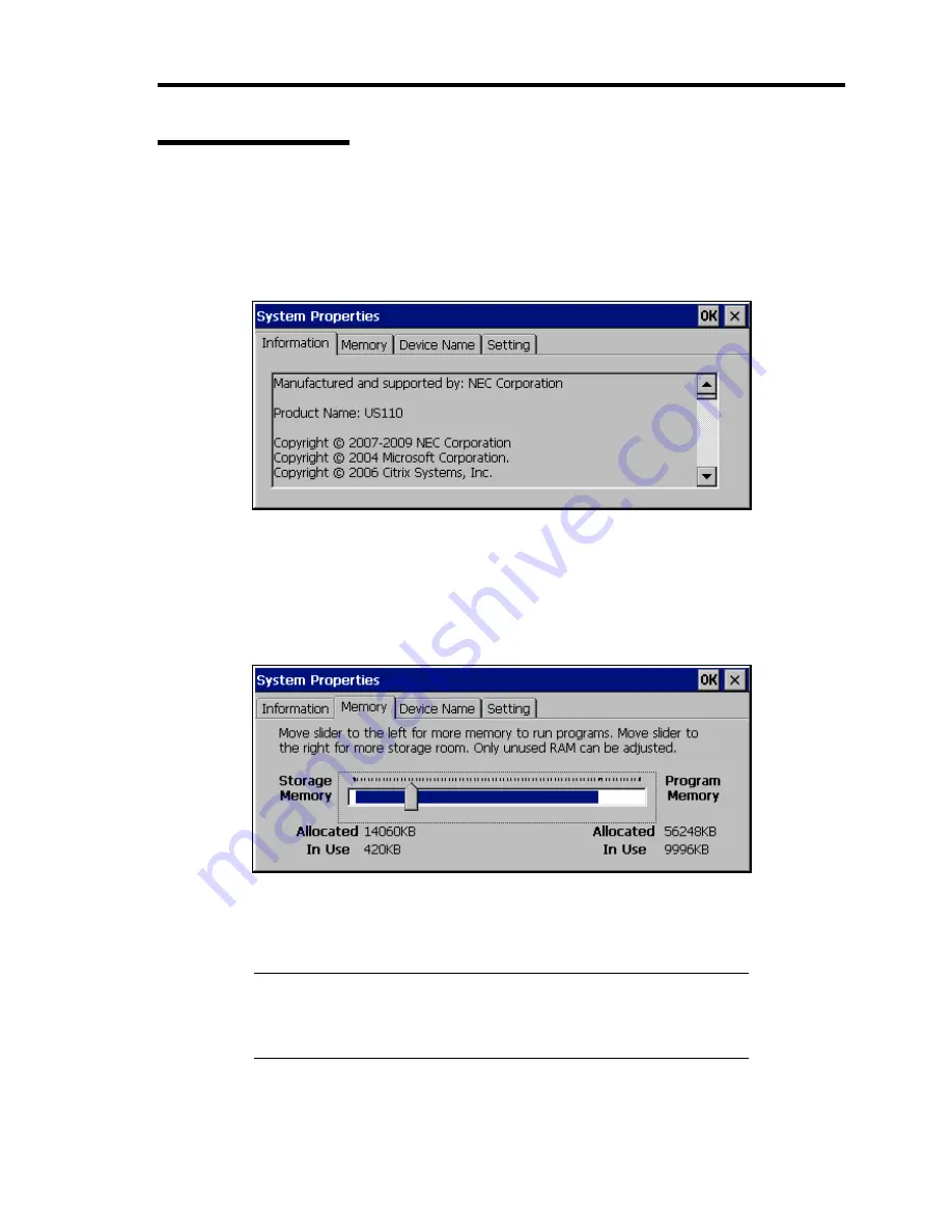 NEC US110 User Manual Download Page 79