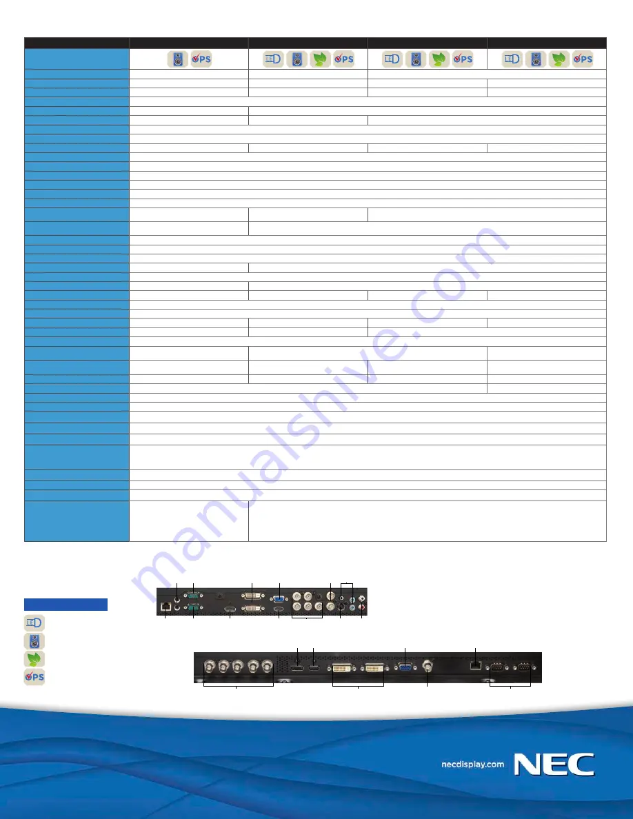 NEC V423 Скачать руководство пользователя страница 4