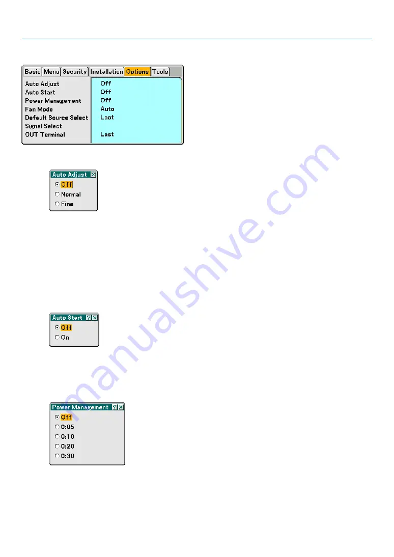 NEC WT615 Series User Manual Download Page 127