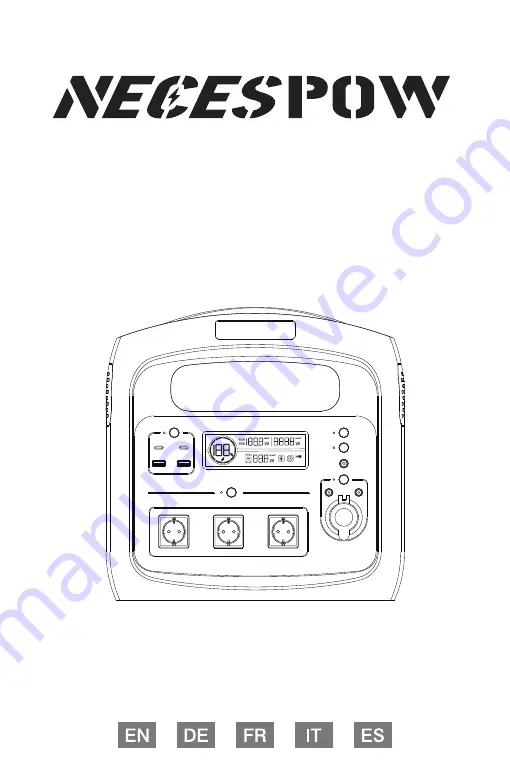 Necespow N7576 User Manual Download Page 1