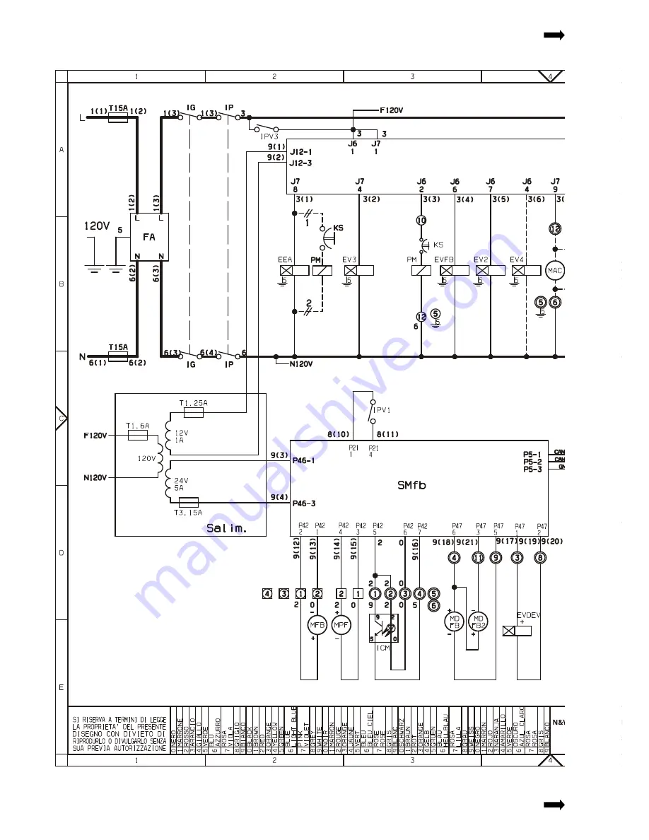 Necta Korinto UL 120V Installation, Use And Maintenance Manual Download Page 96