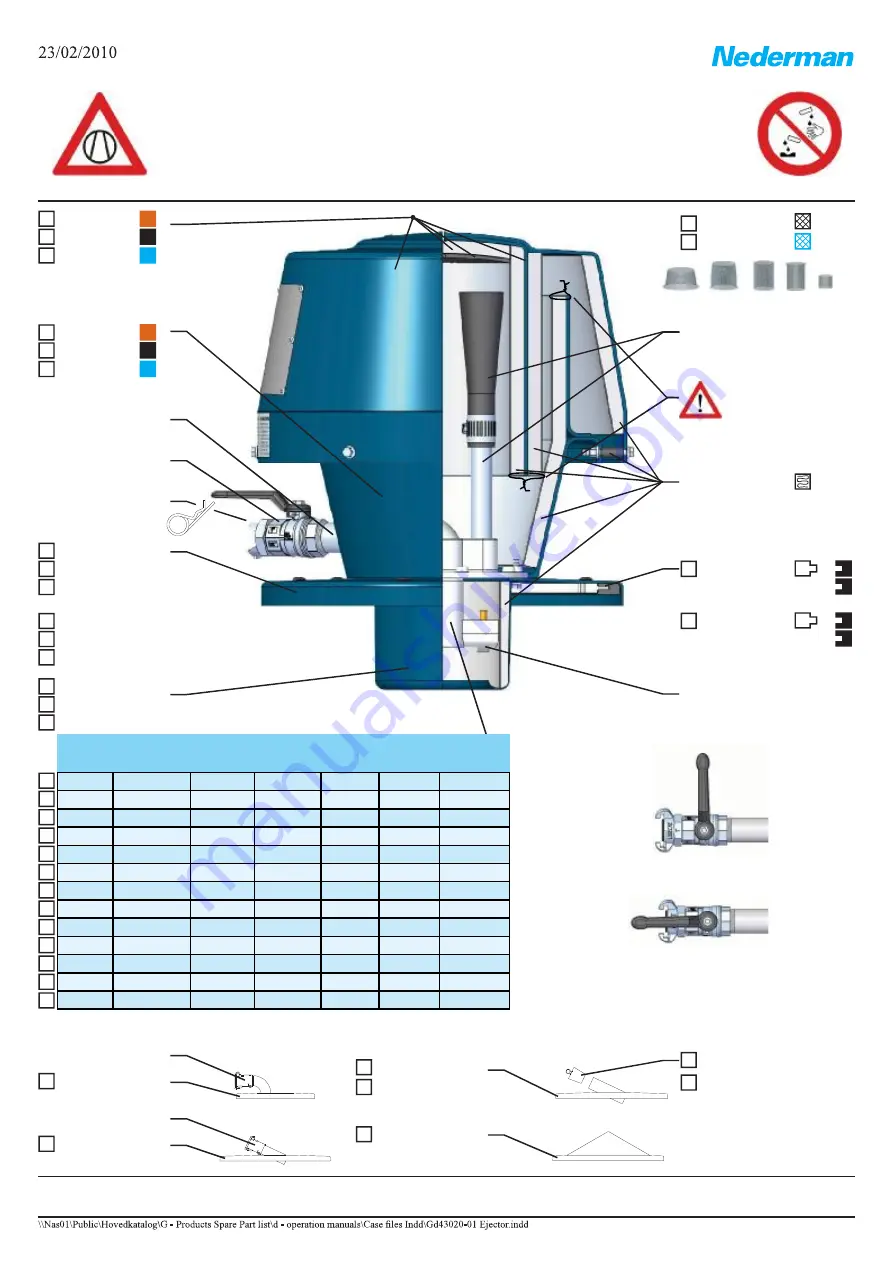 Nederman Ab105-NE32 Instruction Manual Download Page 20