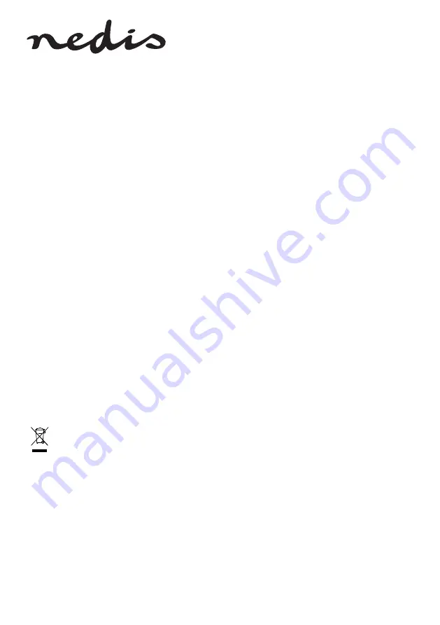 nedis DUMCD30WT Manual Download Page 3