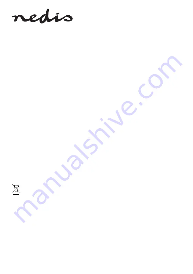 nedis DUMCD30WT Manual Download Page 7