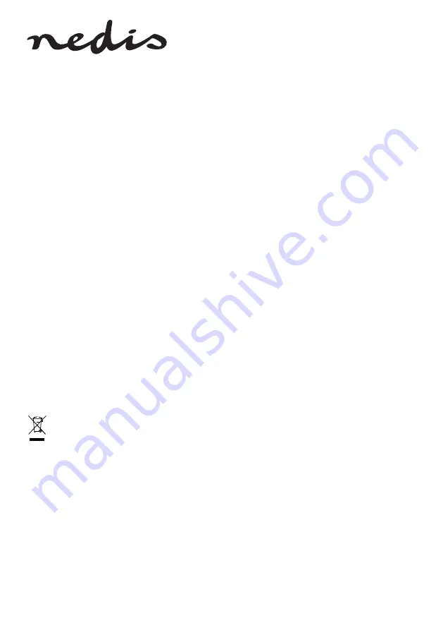 nedis DUMCD30WT Manual Download Page 33