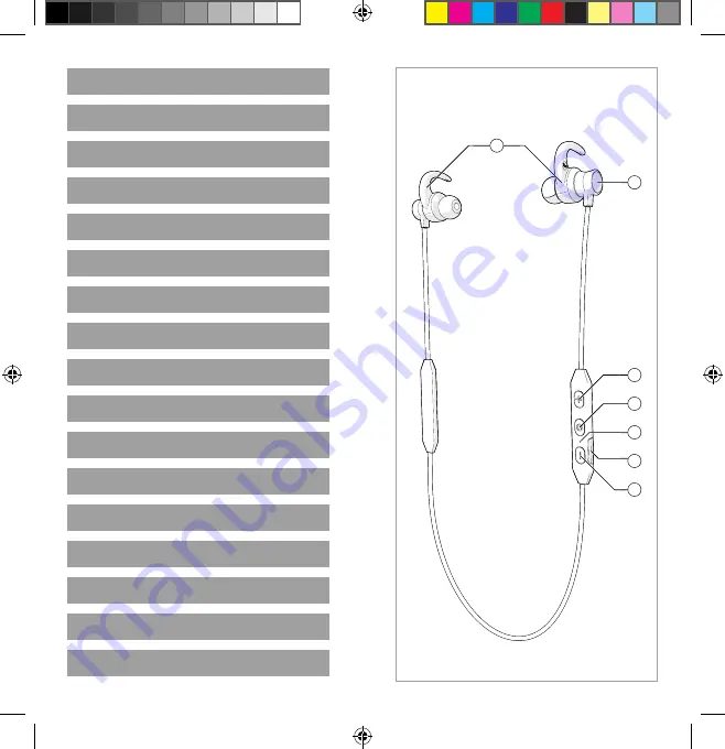 nedis HPBT8000BK Quick Start Manual Download Page 2