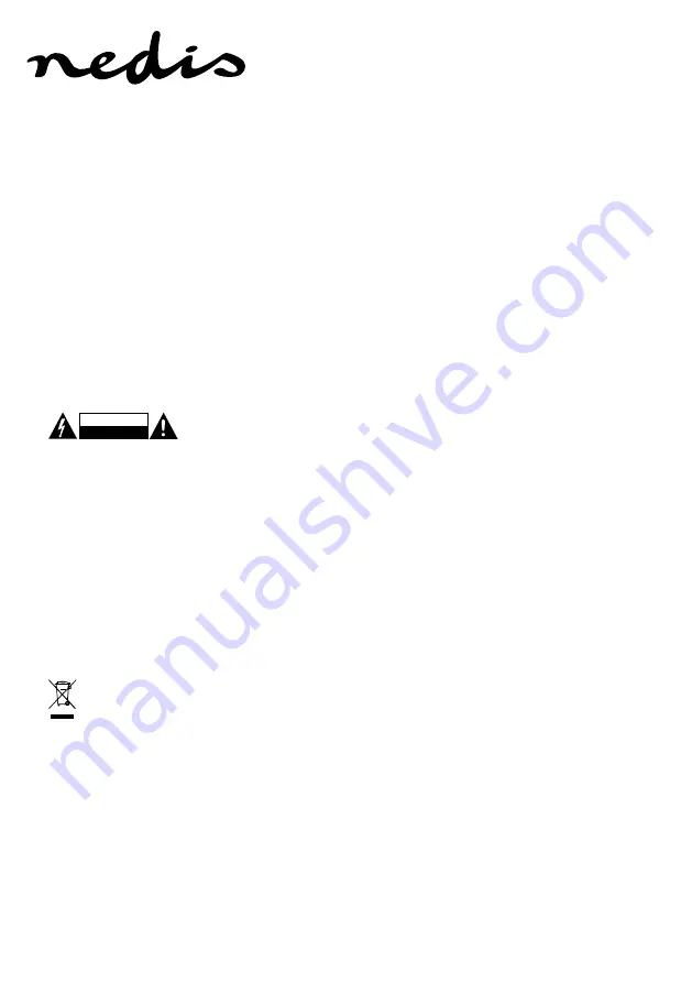 nedis MPWL611BK Manual Download Page 5