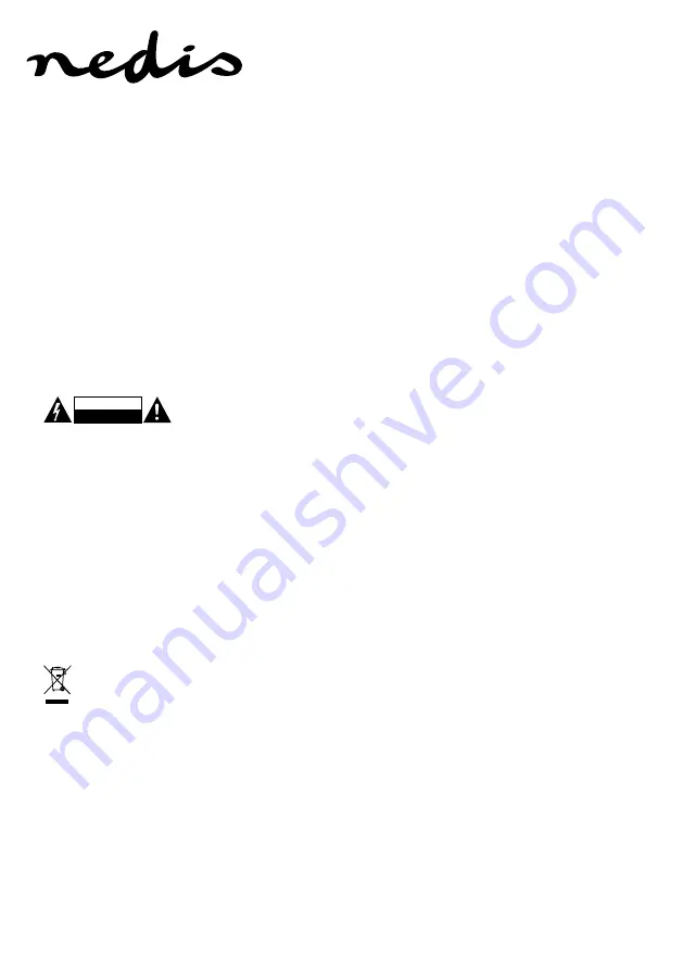 nedis MPWL611BK Manual Download Page 25