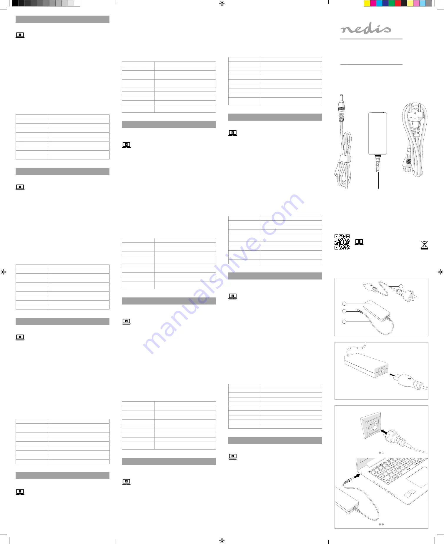 nedis NBARF4501FBK Quick Start Manual Download Page 1