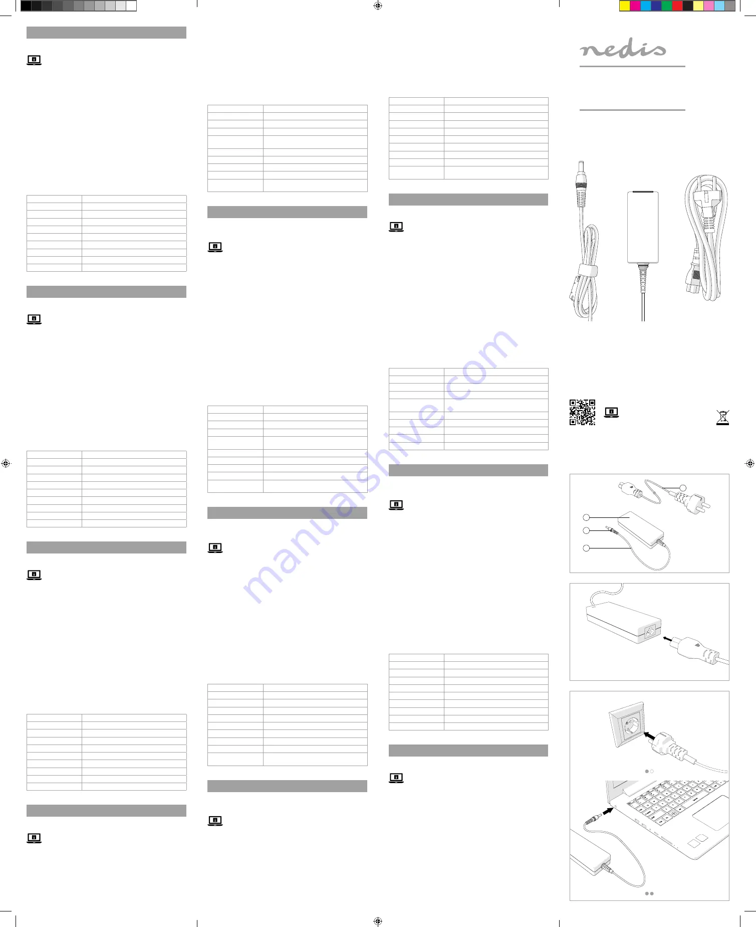 nedis NBARF4505FBK Quick Start Manual Download Page 1