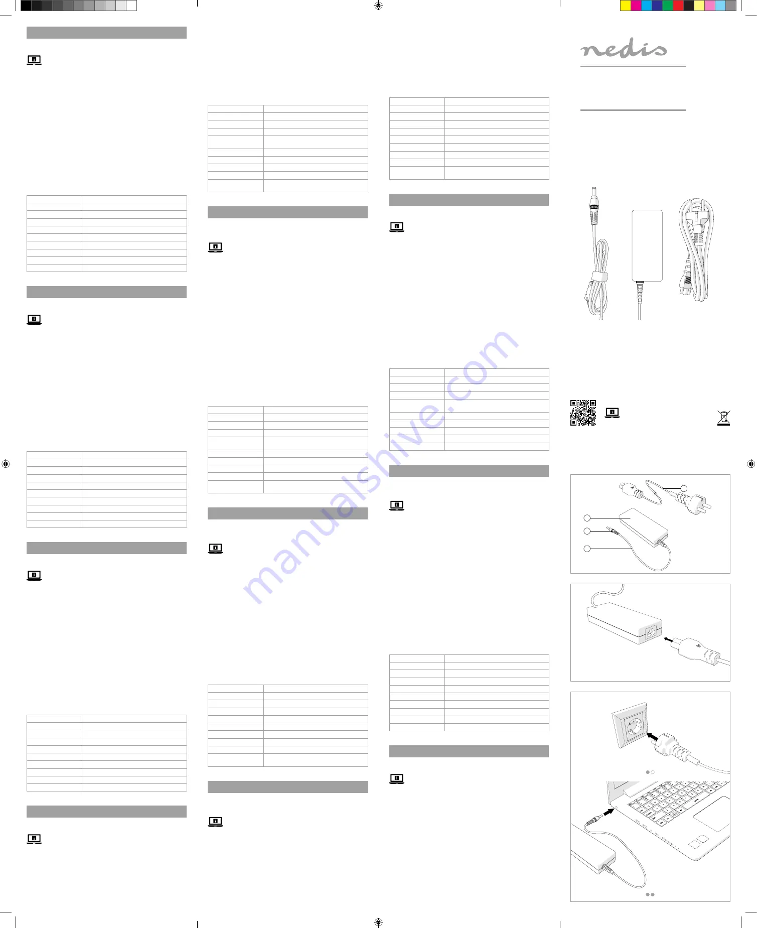 nedis NBARF6507FBK Quick Start Manual Download Page 1