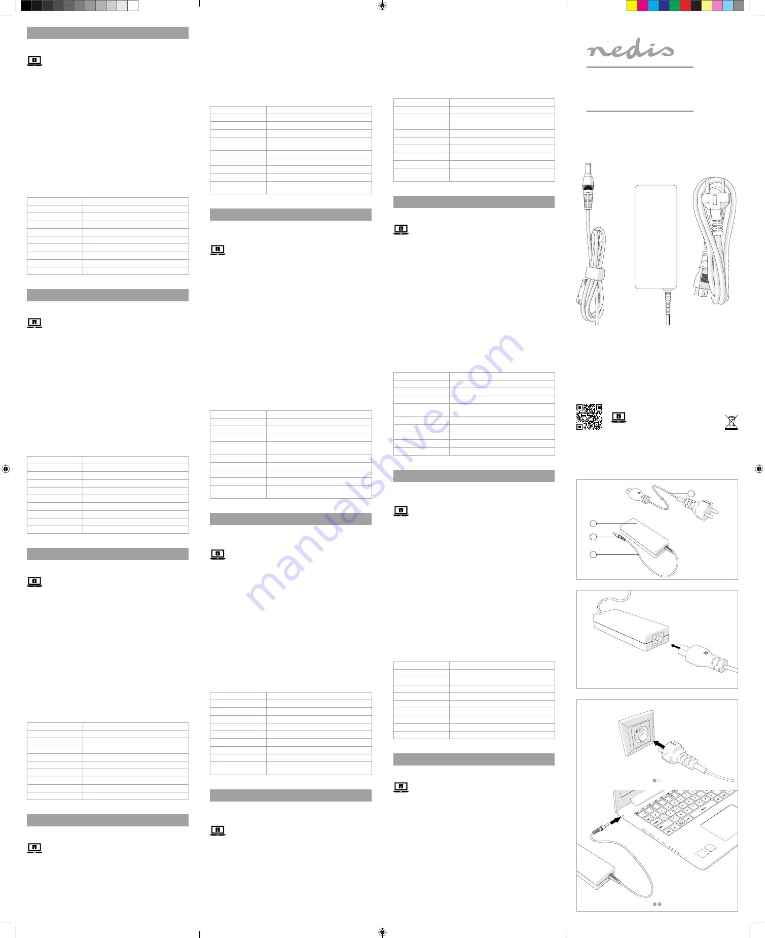 nedis NBARF9010FBK Quick Start Manual Download Page 1