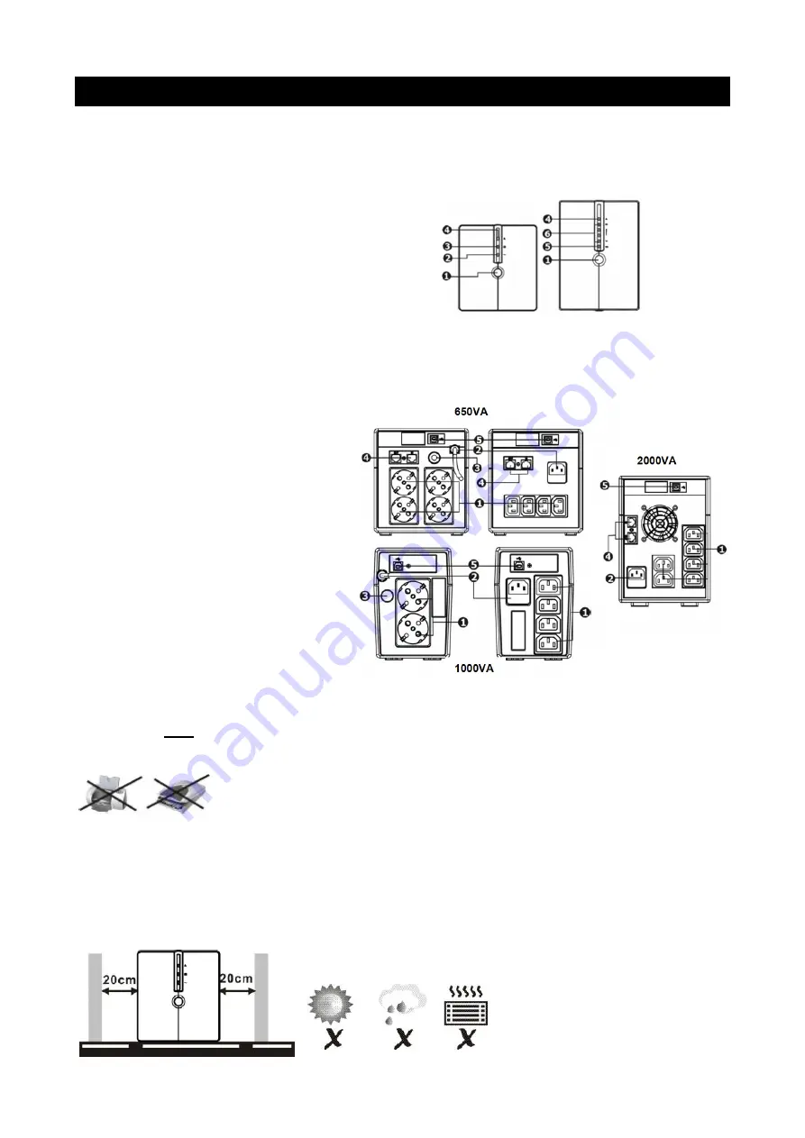 nedis UPSD1000VBK Manual Download Page 13