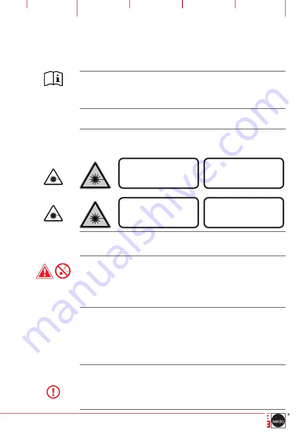 Nedo COMMANDER H2N Operating Instructions Manual Download Page 5