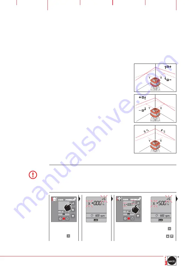 Nedo COMMANDER H2N Operating Instructions Manual Download Page 57