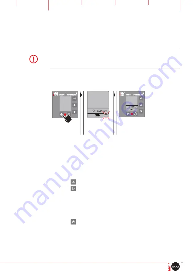 Nedo COMMANDER H2N Operating Instructions Manual Download Page 99