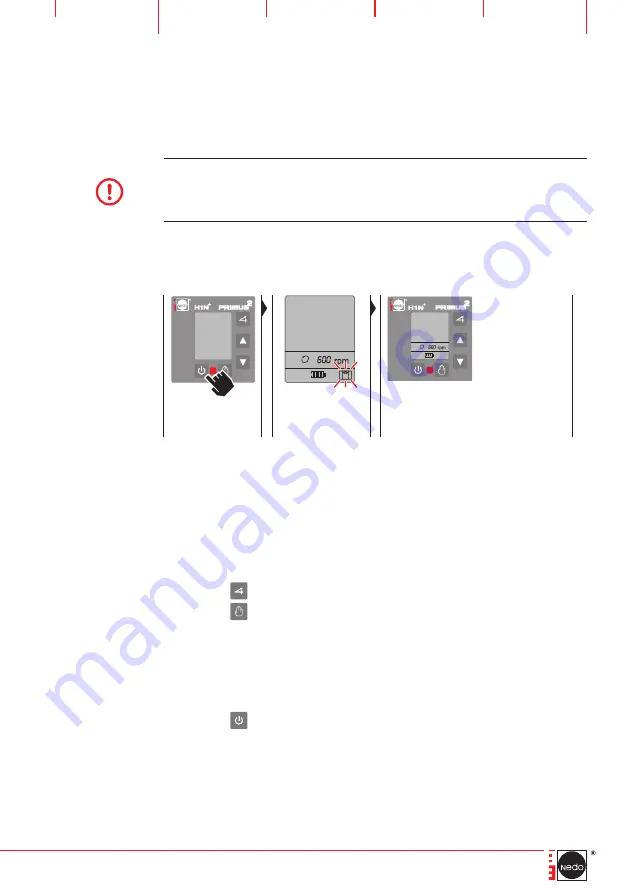 Nedo PRIMUS 2 H1N + Operating Instructions Manual Download Page 79