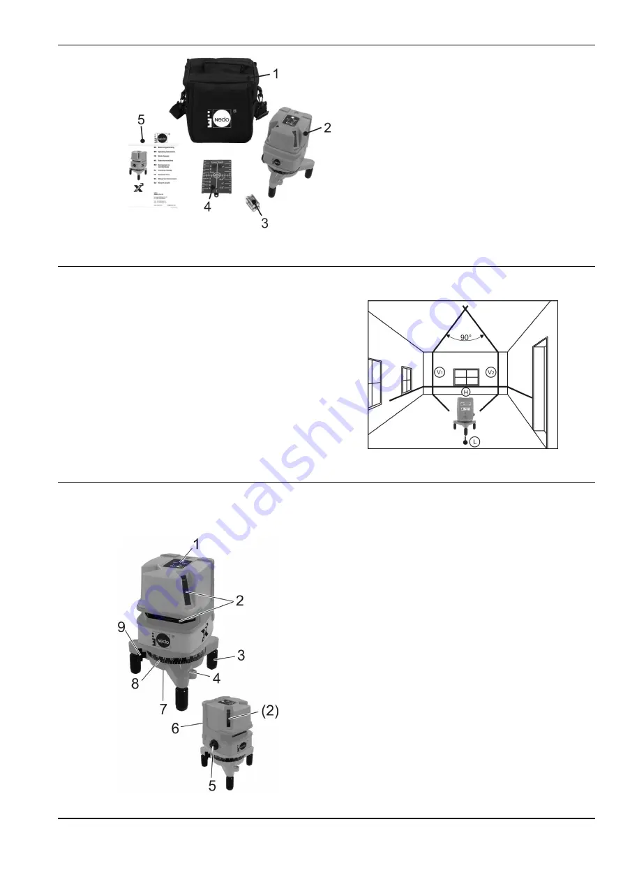 Nedo X-Liner 3 Operating Instructions Manual Download Page 9