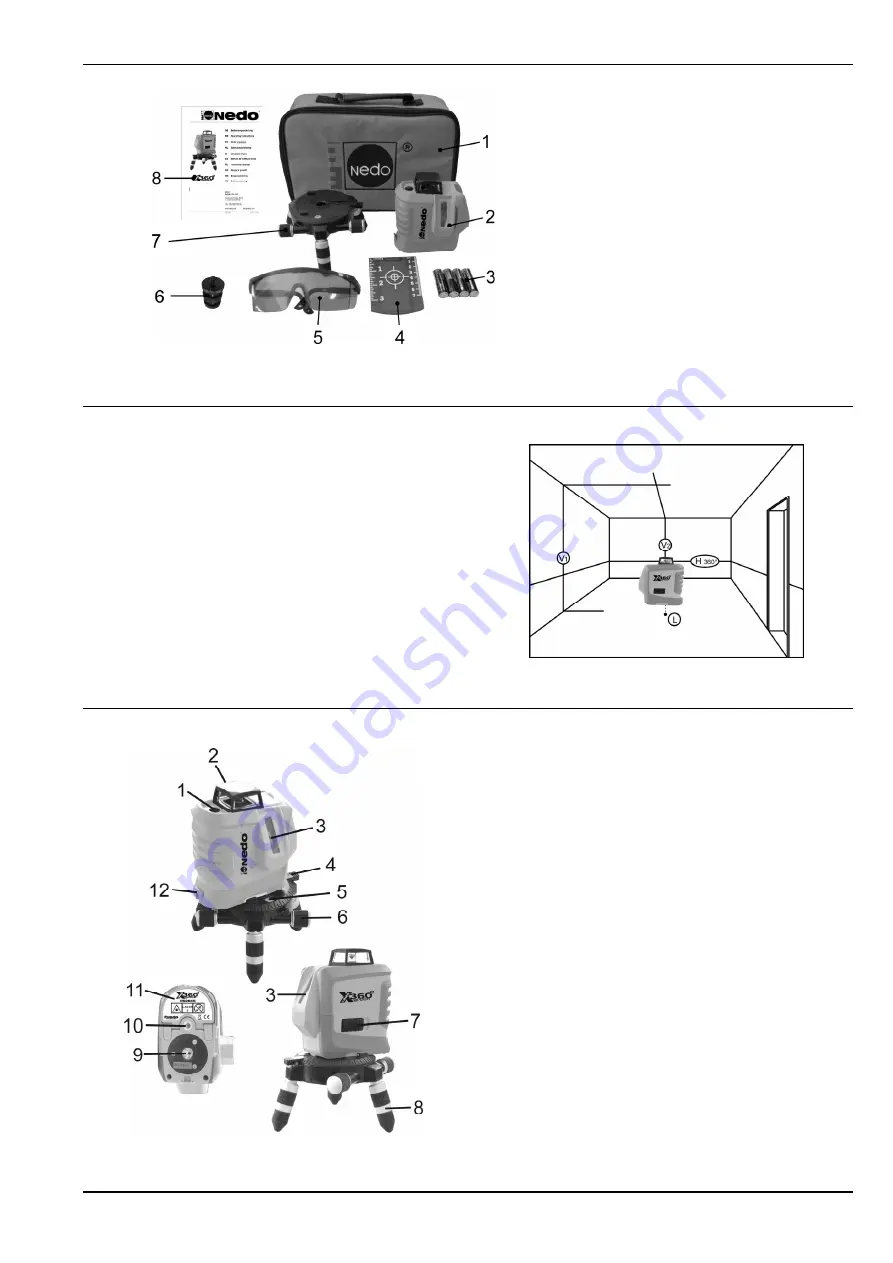 Nedo X-LINER 360 2 green Operating Instructions Manual Download Page 31