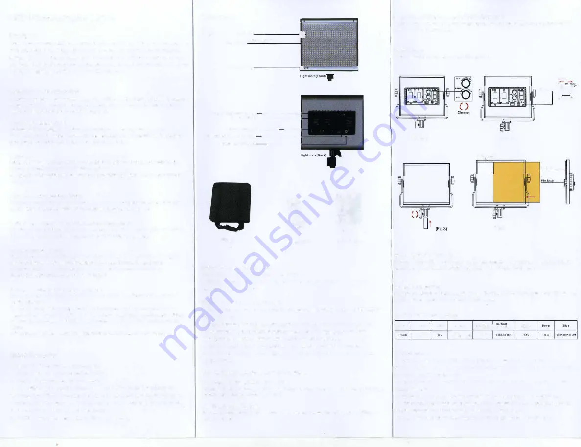 NEEWER NL660 Manual Download Page 1