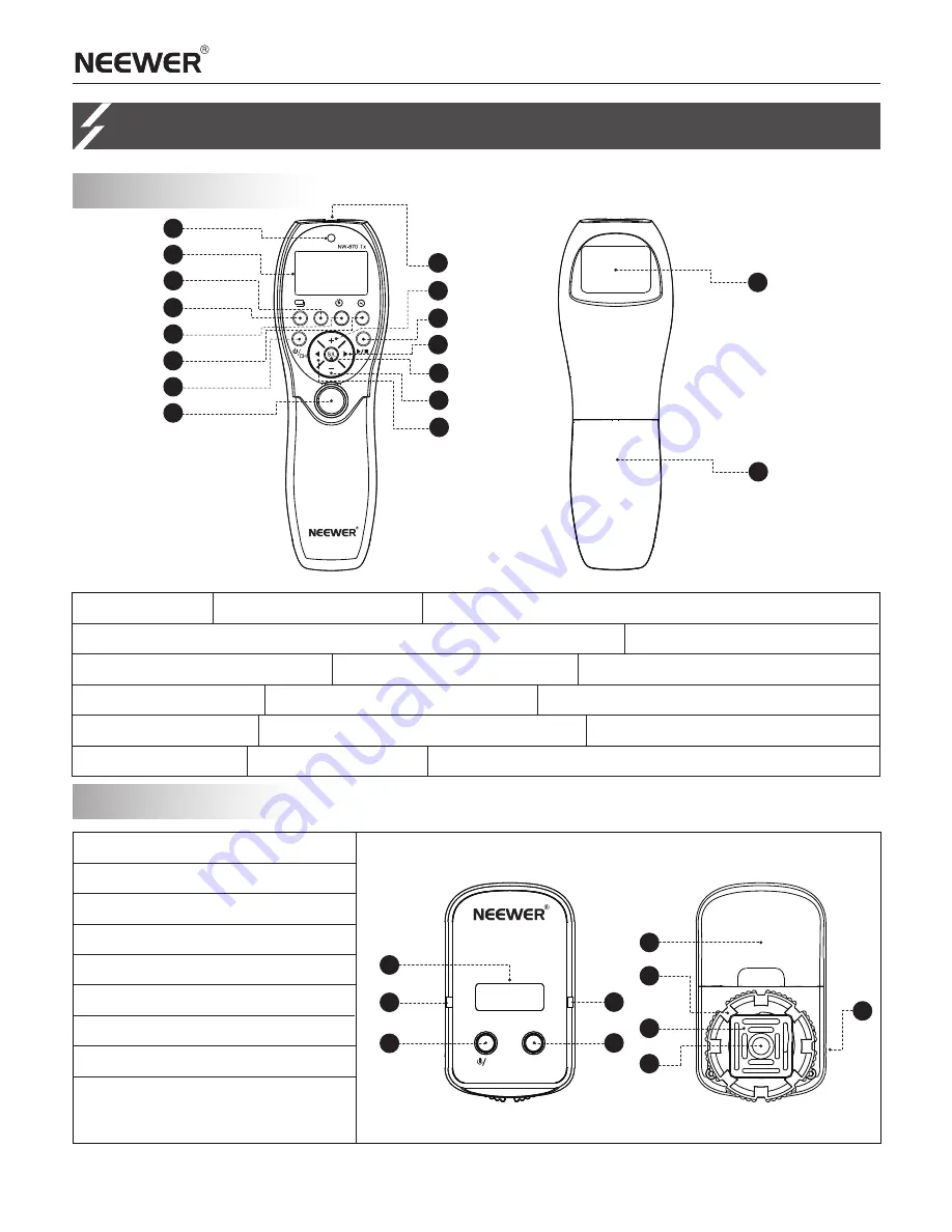 NEEWER NW-870 Manual Download Page 4