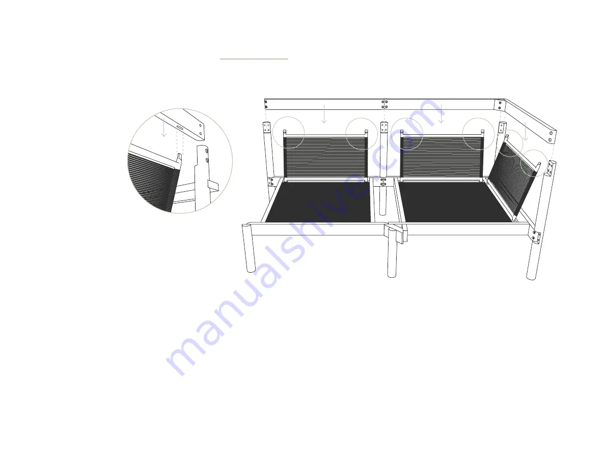 neighbor Haven 5-Piece Symmetrical Sectional Teak Arm Assembly Manual Download Page 14