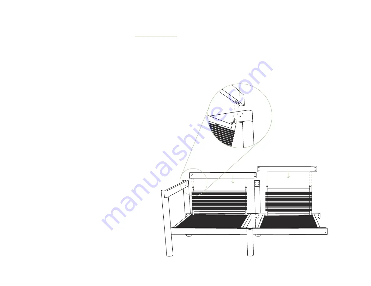 neighbor The 6-Piece U-Shaped Sectional Assembly Manual Download Page 24