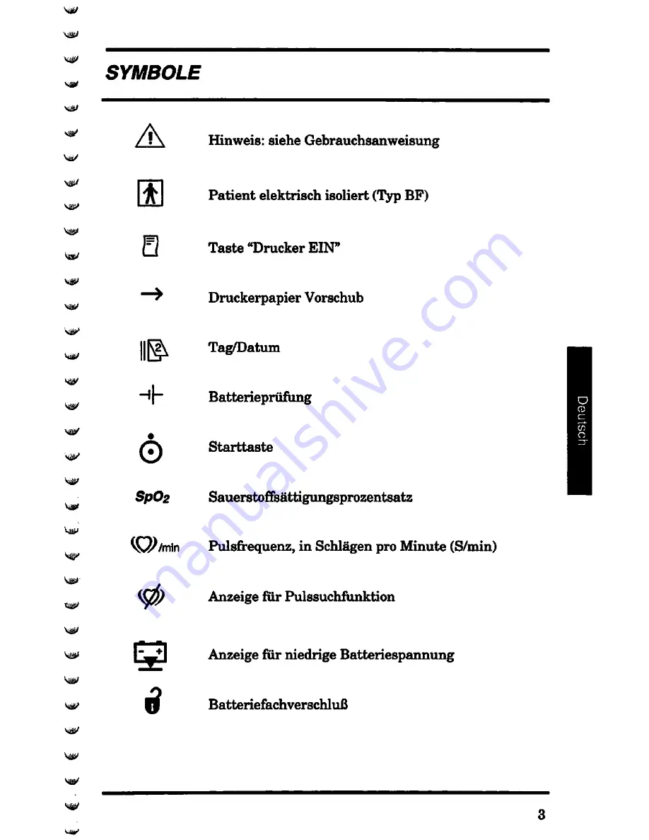 Nellcor N-20 Operator'S Manual Download Page 99