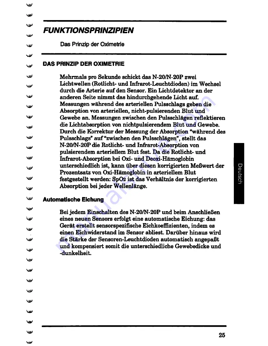 Nellcor N-20 Operator'S Manual Download Page 121