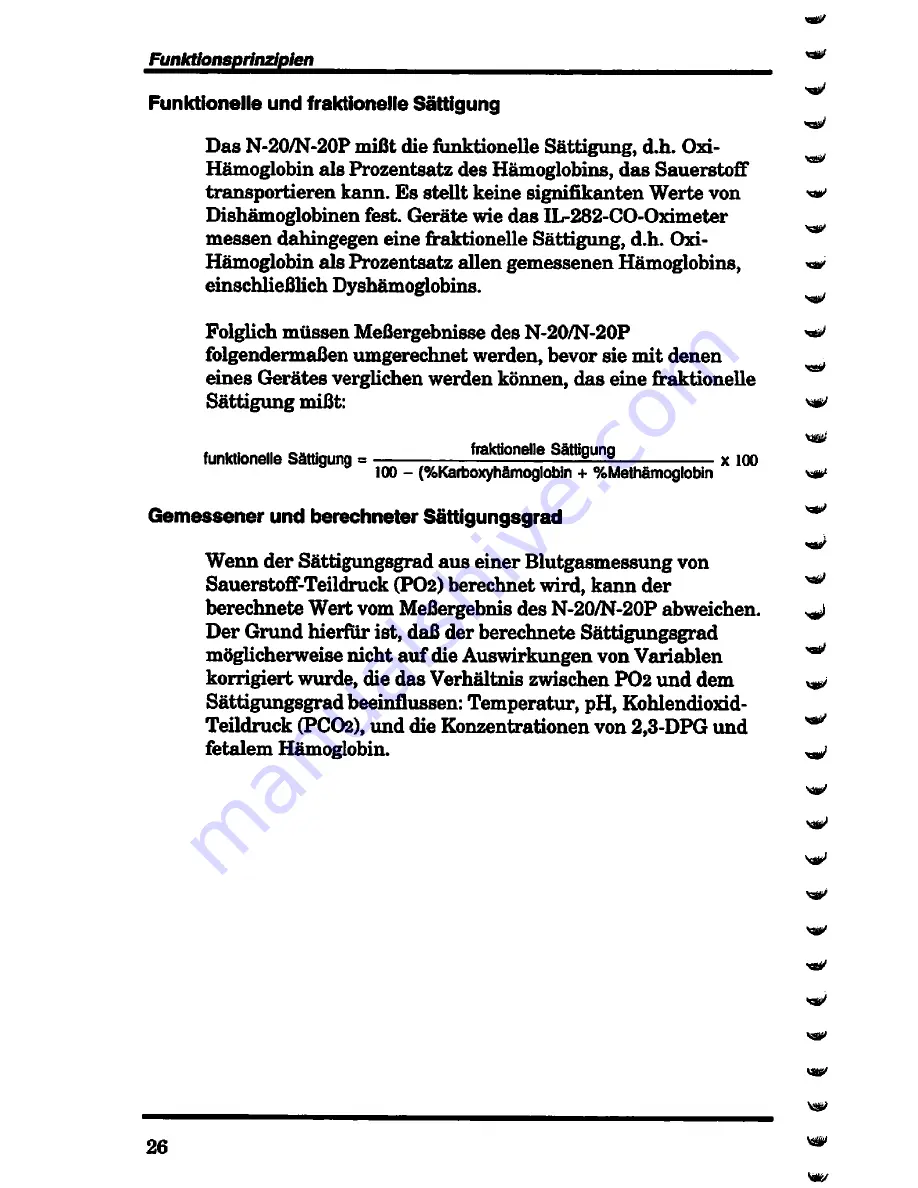 Nellcor N-20 Operator'S Manual Download Page 122