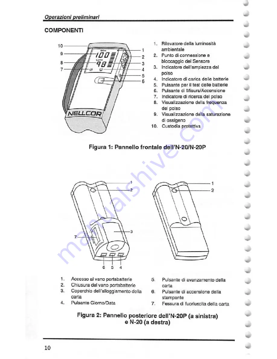 Nellcor N-20 Operator'S Manual Download Page 195