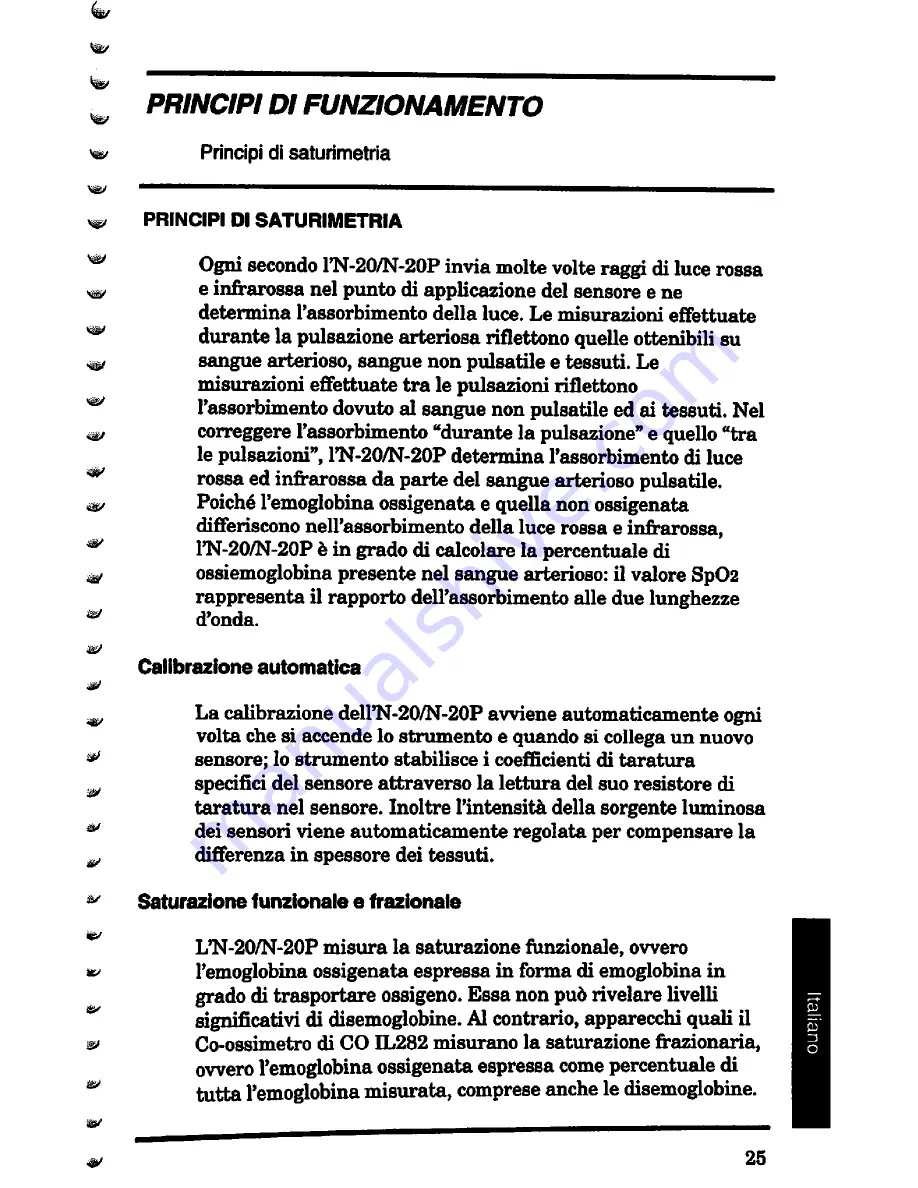 Nellcor N-20 Operator'S Manual Download Page 209