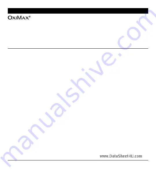 Nellcor OxiMax DS-100A Durasensor Directions For Use Manual Download Page 34