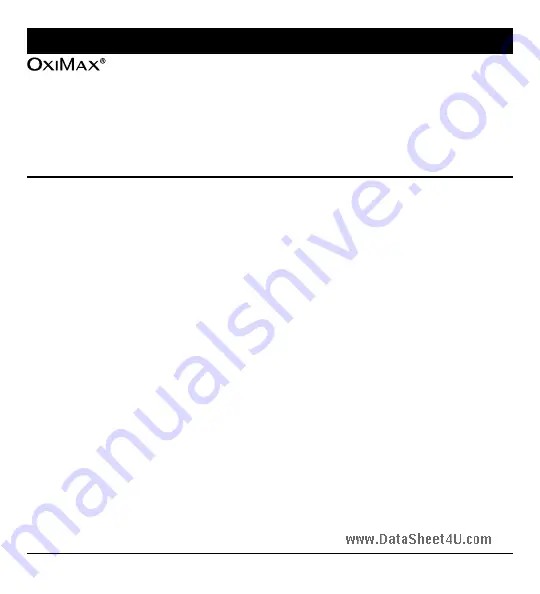 Nellcor OxiMax DS-100A Durasensor Directions For Use Manual Download Page 50