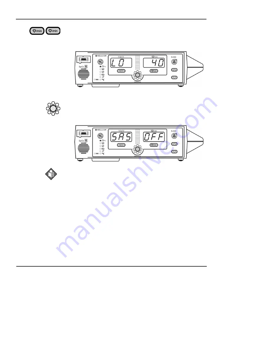 Nellcor OXIMAX N-560 Operator'S Manual Download Page 41