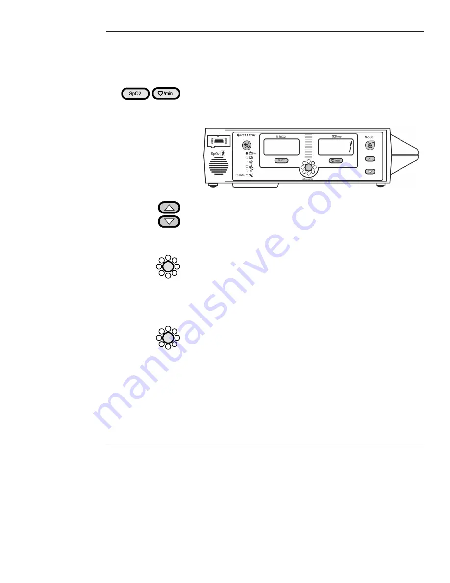 Nellcor OXIMAX N-560 Operator'S Manual Download Page 52