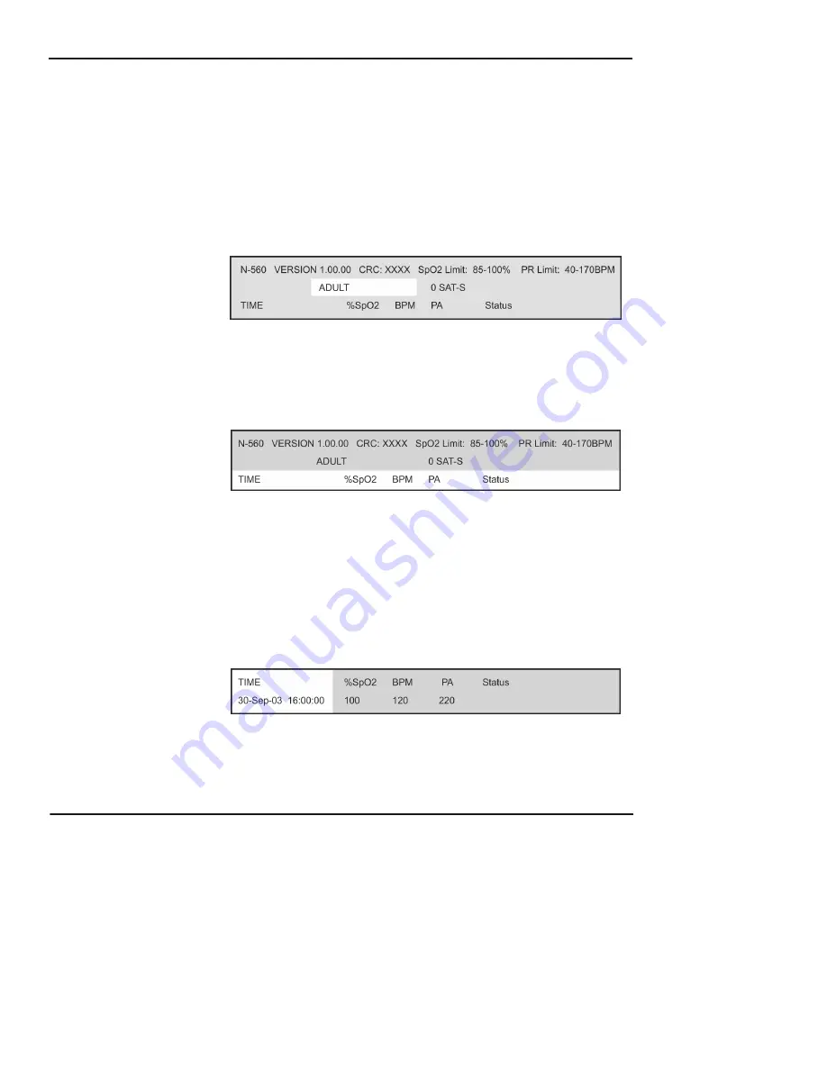 Nellcor OXIMAX N-560 Operator'S Manual Download Page 67