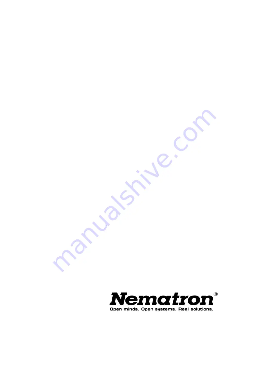 Nematron AEMNM10-876 User Manual Download Page 1