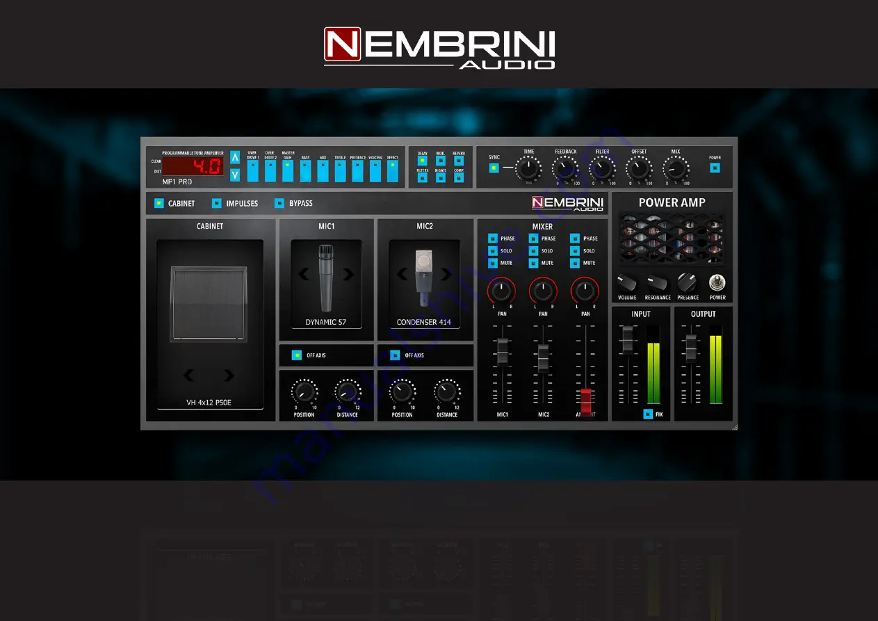 Nembrini Audio MP1 PRO Manual Download Page 1