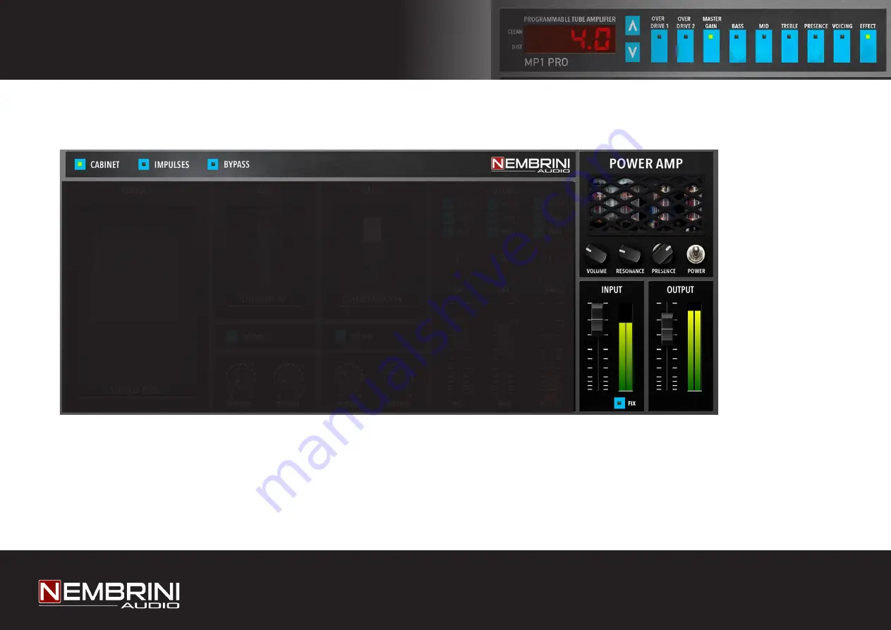 Nembrini Audio MP1 PRO Manual Download Page 11