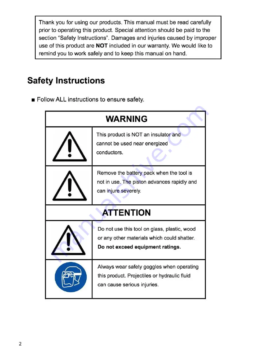 NEMIQ NMBT N36 Safe Operation & Maintenance Instruction Download Page 3