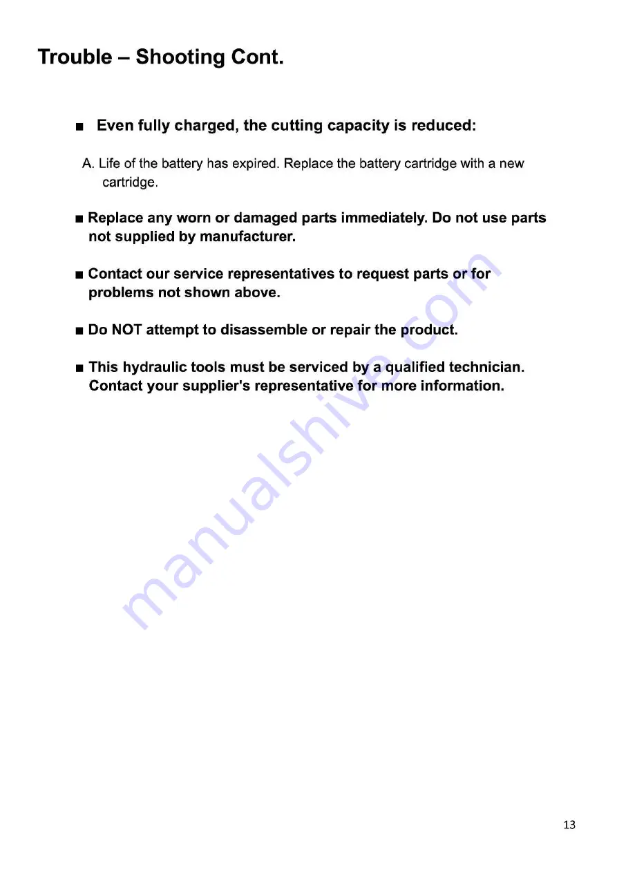 NEMIQ NMBT N36 Safe Operation & Maintenance Instruction Download Page 14