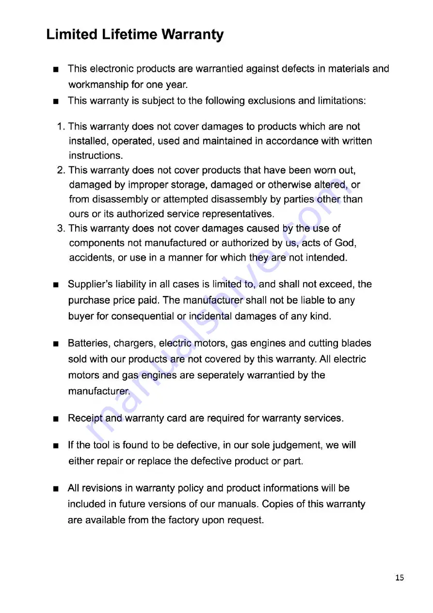 NEMIQ NMBT N36 Safe Operation & Maintenance Instruction Download Page 16