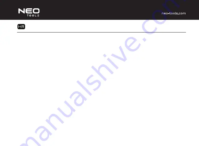 NEO TOOLS 851502-j Instruction Manual Download Page 34