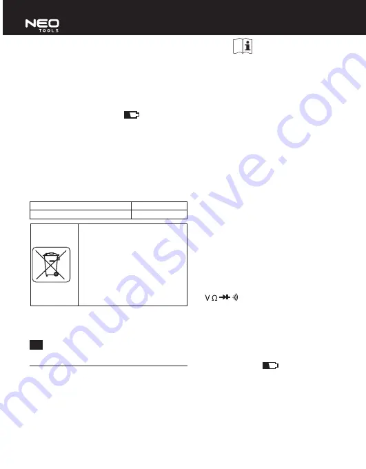 NEO TOOLS 94-003 Instruction Manual Download Page 32