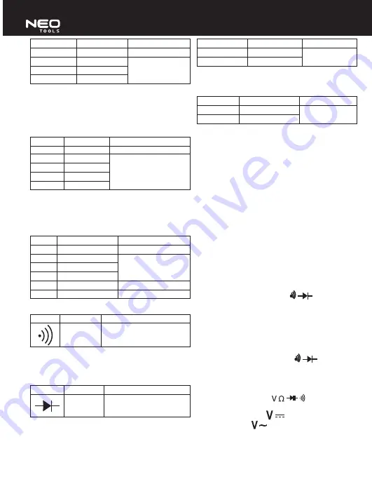 NEO TOOLS 94-003 Instruction Manual Download Page 34