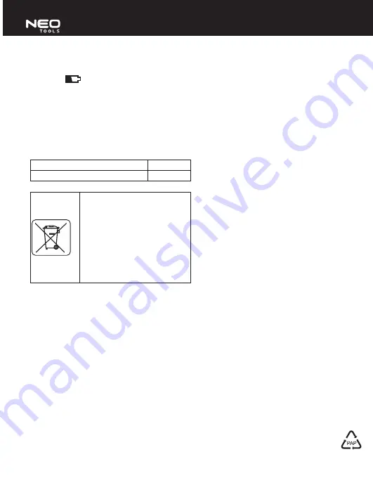 NEO TOOLS 94-003 Instruction Manual Download Page 40