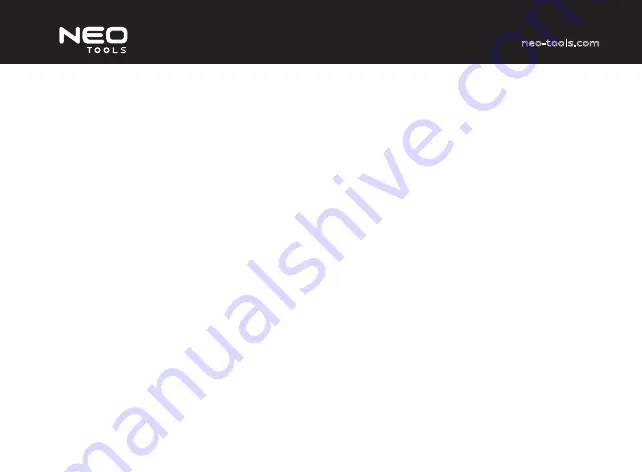 NEO TOOLS 97-550 Instruction Manual Download Page 44