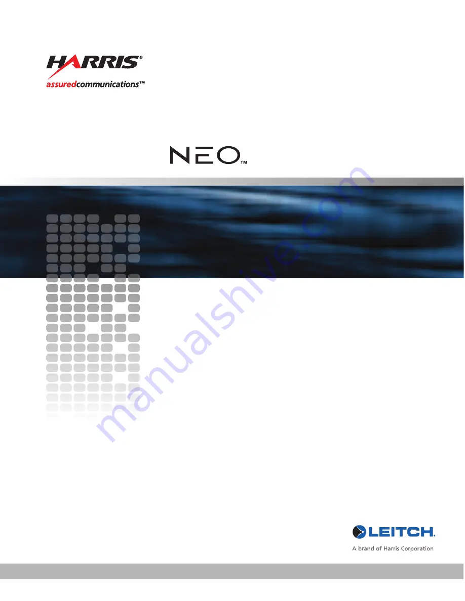 NEO AVM-3901-B Installation And Operation Manual Download Page 1