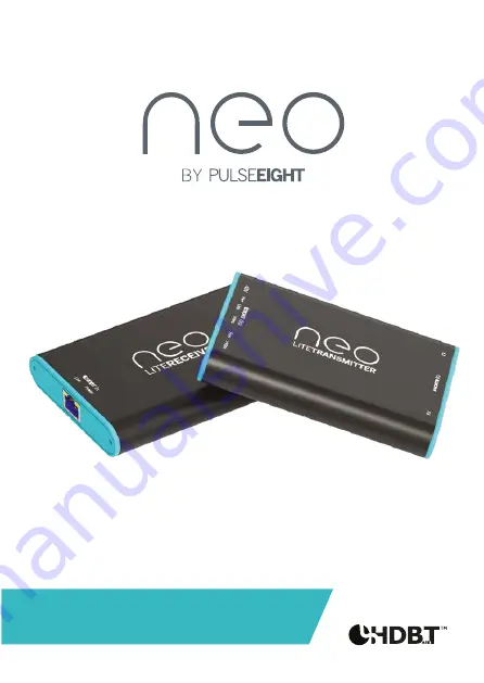 NEO P8-HDBT-L-EXSET Installation Manual Download Page 1